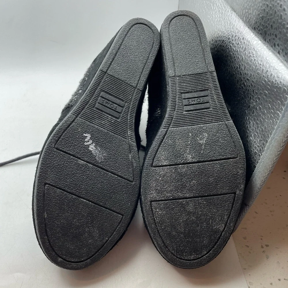 Toms Desert Black Women's Wedge Shoes size 5.5